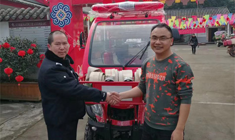 消防摩托車效果好，成都正興火石巖村再購(gòu)
