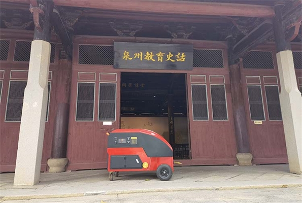 電動高壓細(xì)水霧走進(jìn)泉州府文廟！